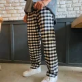 HARAJUKU KARE DESENLİ UNİSEX PİJAMA EŞOFMAN