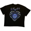 Eye Hearts Siyah Oversize Tişört