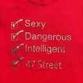 Kırmızı Danger Girl Crop