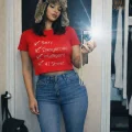 Kırmızı Danger Girl Crop