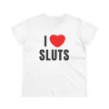 I Sluts Baskılı Crop