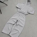 Basic Baggy Kalıp Düz Eşofman Sweatshirt Takımı