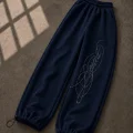 Blessed Taş Baskılı Baggy Unisex Eşofman Altı