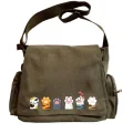 Cute Cat Seriouse Baskılı Unisex Postacı Çantası
