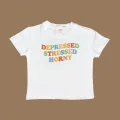 Depressed Stressed Horny Baby Tee