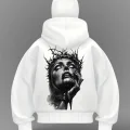 Devil Goat Detail Full Mask Oversize Hırka