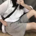Gri Melanj Penye Unisex Şort