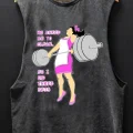 He Asked Me To Clean Baskılı Unisex Oversize Yıkamalı Atlet
