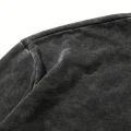 HODY Gri Yıkamalı Kumaş Kapüşonlu Sweatshirt