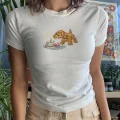 KÖPEK ÇİZİMLİ CROP