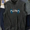 line Aloha Vintage Unisex Oversize Atlet