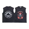 MötörHead Baskılı Vintage Unisex Oversize Yıkamalı Atlet