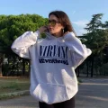 Nirvana Oversize Gri Sweatshirt