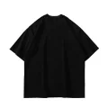 Nirvana Smile Baskılı Oversize Unisex Siyah Tshirt