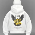 Peace War Detail Full Mask Oversize Hırka