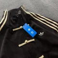 Siyah Çizgili Retro Armor Oversize Unisex Ceket
