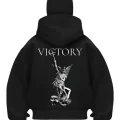 Victory Save Siyah Samuray Kar Maske Sweatshirt Hırka