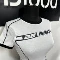Y2k Racing Line Detail Crop Top
