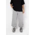 Ayarlanabilir Paça Oversize Unisex Relaxed Basic Gri Renkli Outfit Eşofman Altı