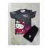 SİYAH Hello Kitty Şortlu Çocuk T-Shirt