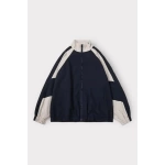 Lacivert Krem Vintage Paraşüt Ceket