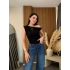 Asimetrik Burgu Detaylı Bluz