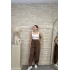 Beli Lastikli Şalvar Pantolon