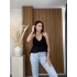 Boyundan Bağlamlı Tül Bluz