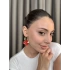 Çiçek Detaylı Küpe