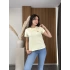 Çilek Nakışlı T-shirt
