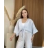 Çizgili Bağlamalı Kimono