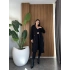Düğme ve Kemerli Kaşe Kaban