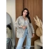 Kalın Çizgili Oversize Gömlek
