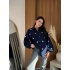 Kalp Nakışlı Müslin Gömlek