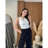 Dilvin Kayık Yaka Büzgülü Bluz