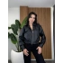 Kısa Bomber Deri Ceket