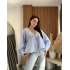 Müslin Robalı Bluz