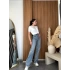 Wıde Leg Yeşil Tint Palazzo