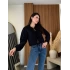 Yakalı Ön Bağcıklı Gömlek