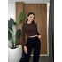 Yanı Büzgülü Body