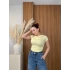 Yanı Büzgülü Düşük Omuz Body