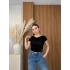 Yanı Büzgülü Düşük Omuz Body
