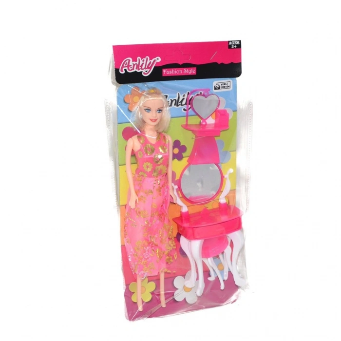02260  Anlily Makyaj Masalı Bebek / Kartela / +3 yaş
