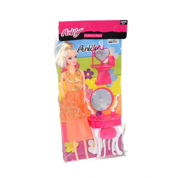 02260  Anlily Makyaj Masalı Bebek / Kartela / +3 yaş