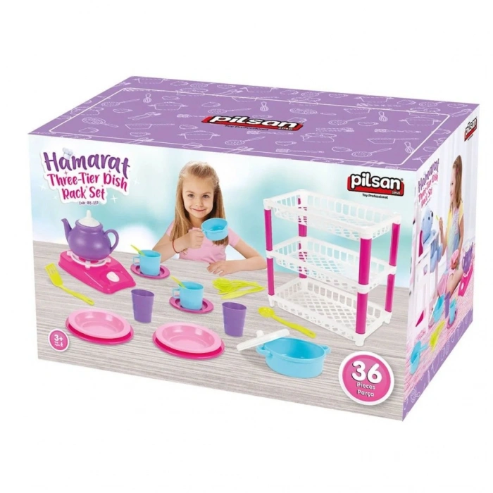 03 337 Pilsan 3 Katlı Hamarat  Mutfak Seti