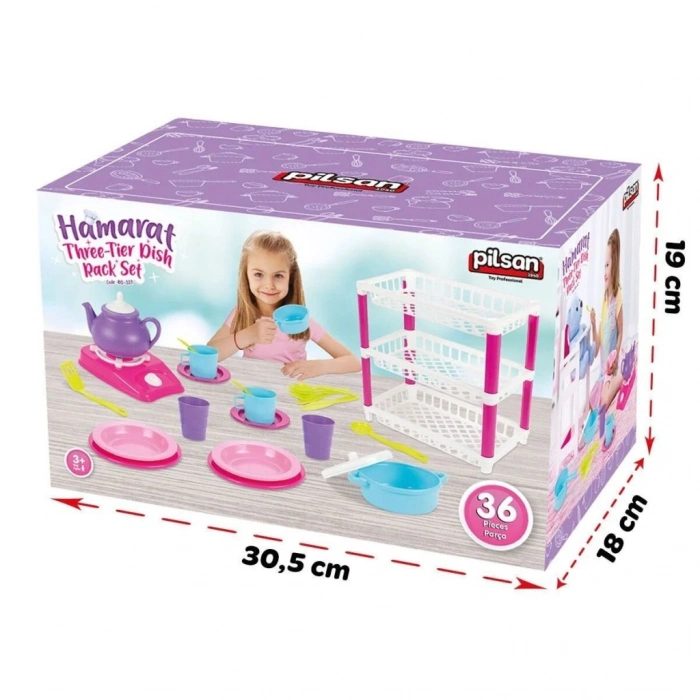 03 337 Pilsan 3 Katlı Hamarat  Mutfak Seti