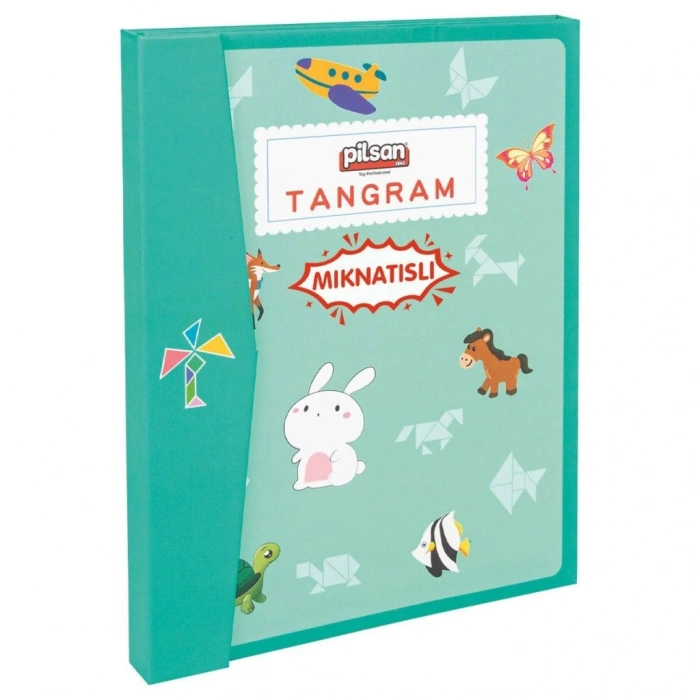 03 569 Ahşap Manyetik Tangram -NessiWorld Oyuncak