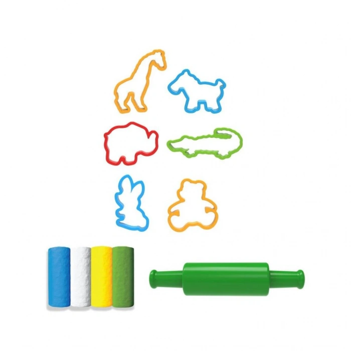 03697 Eğlenceli Hayvanlar Hamur Set 200 gr