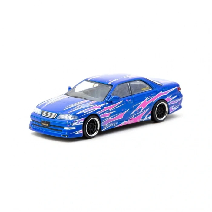 1/64 VERTEX Toyota Mark II JZX100 Blue Metallic