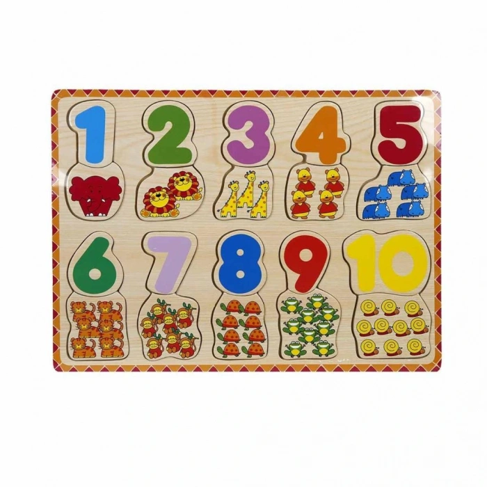 1006609  Tahta   Bultak Rakamlar Hayvanlı